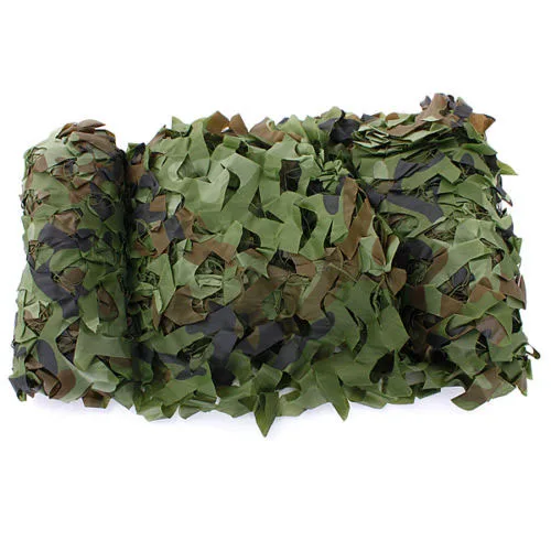 Woodland Camouflage Netting Military Army Camo Hunting Shooting Hide Cover Net N 