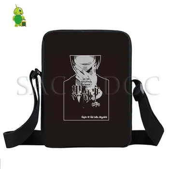 

Black Butler Ciel Sebastian Mini Messenger Bag Boys Girls School Shoulder Bags Women Men Small Handbags Crossbody Travel Bags