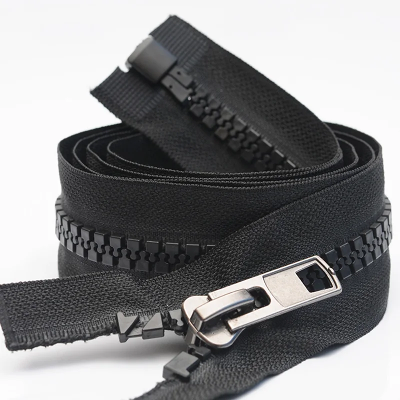 High quality 2colors open end 10 Resin zipper Alloy zipper head 100