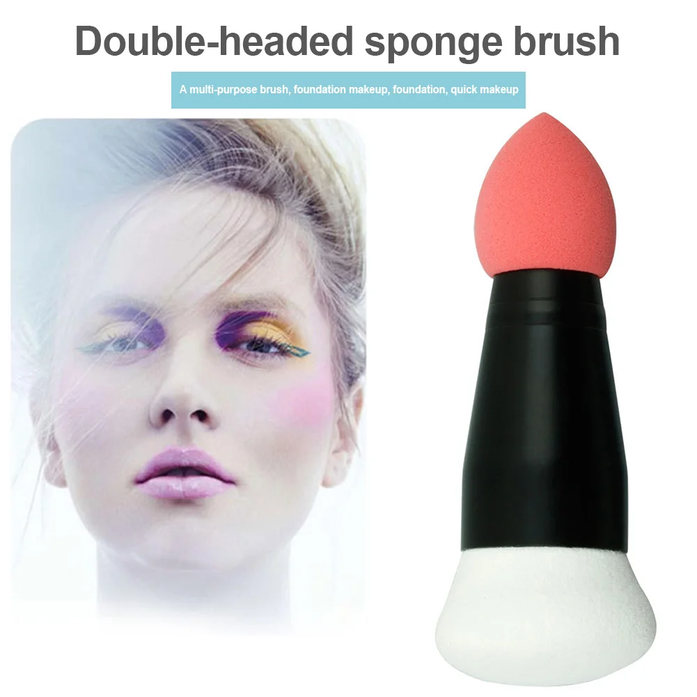Dropshipping Makeup Brush Dual Head Portable Foundation Eyeshadow Beauty Makeup Tools for Women SMJ