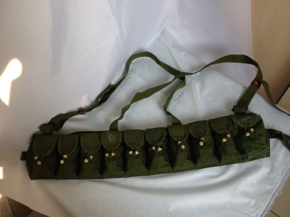 Surplus Chinese Military SKS Type 56 Semi Ammo Chest-Rig Bandolier Pouch- CN005