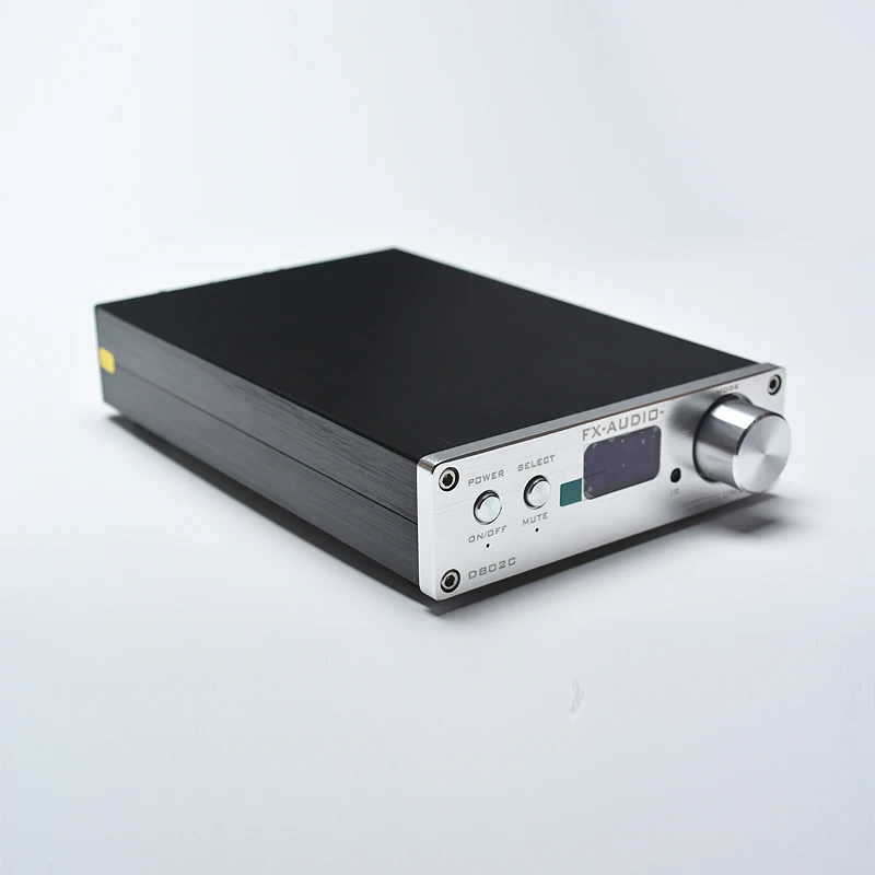 FX-Audio D802 Remote Control Input USB/Coaxial/Optical HiFi 2.0 home theater amplifier Audio 24Bit/192KHz 80W+80W OLED Display