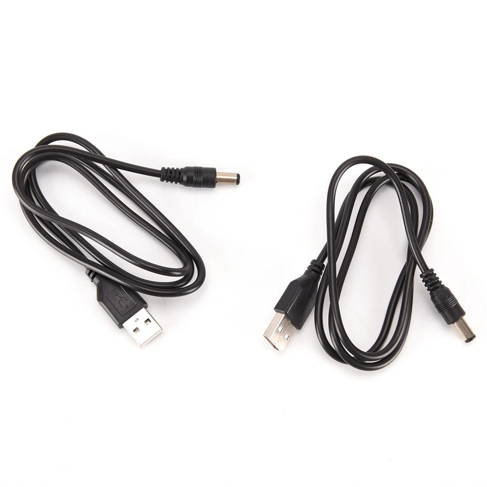 2 шт./лот переносные Кабели USB в постоянный ток 5 5*2 1 мм шнур питания DC5.5 кабель