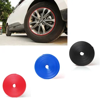 

8M Car Wheel Hub Sticker Strip Rim Tire Protection Auto Accessories for Audi A1 A2 A3 A4 A5 A6 A7 A8 Q2-Q7 S3-S8 TT TTS RS3-RS6