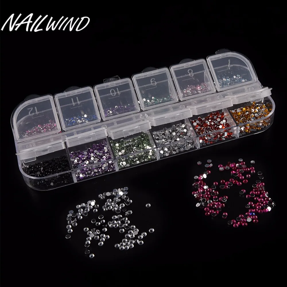 NAILWIND модный многоцветный гелевый аксессуар для дизайна ногтей наклейки