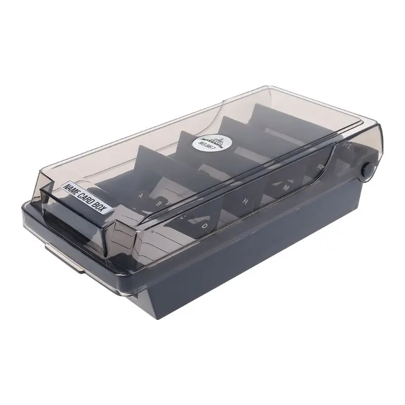

1 Pc Large Capacity Splitter Index Tabs Business Card Holder Name Card Storage Box Organizer Case