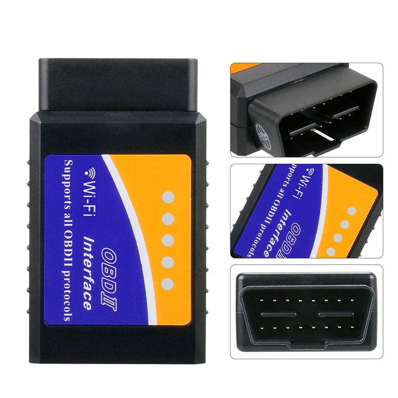 2015 Top Quality Newest Version elm327 WIFI scanner Diagnostic Tool elm 327 wifi obd2 scanner V 2.1 Wireless elm327 