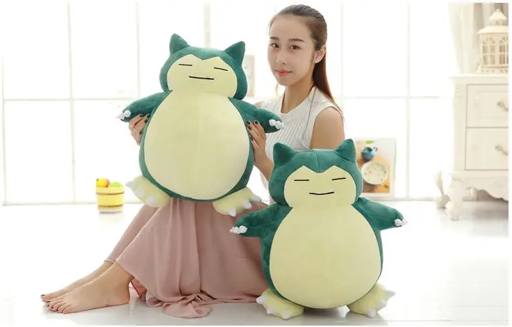 Мягкие плюшевые игрушки фильм мультфильм рисунок большой 80 см Snorlax кукла мягкая подушка Рождество подарок b0996