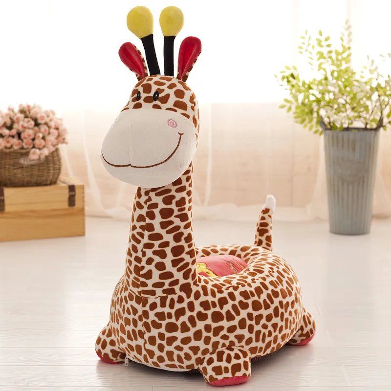 Creative Giraffe Kids Sofa PP Cotton Filler Kids Bean Bag Soft Lazy Tatami Baby Chair Cartoon Puffs Children Seat Cute Plush Toy Creative Giraffe Kids Sofa PP Cotton Filler Kids Bean Bag Soft Lazy Tatami Baby Chair Cartoon Puffs Children Seat Cute Plush Toy