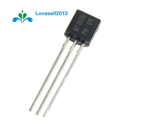 10PCS Unidirectional thyristor BT169D BT169 Logic Level TO-92 400V 0.8A 10PCS Unidirectional thyristor BT169D BT169 Logic Level TO-92 400V 0.8A