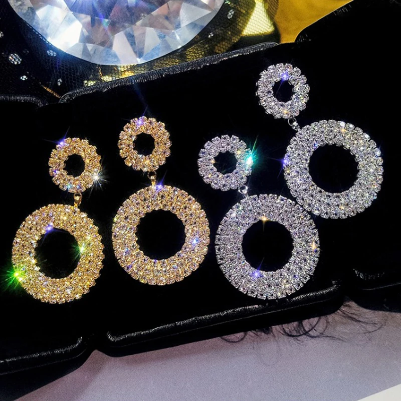 Женские модные серьги 2019 женские Висячие круглые Oorbellen корейские для женщин