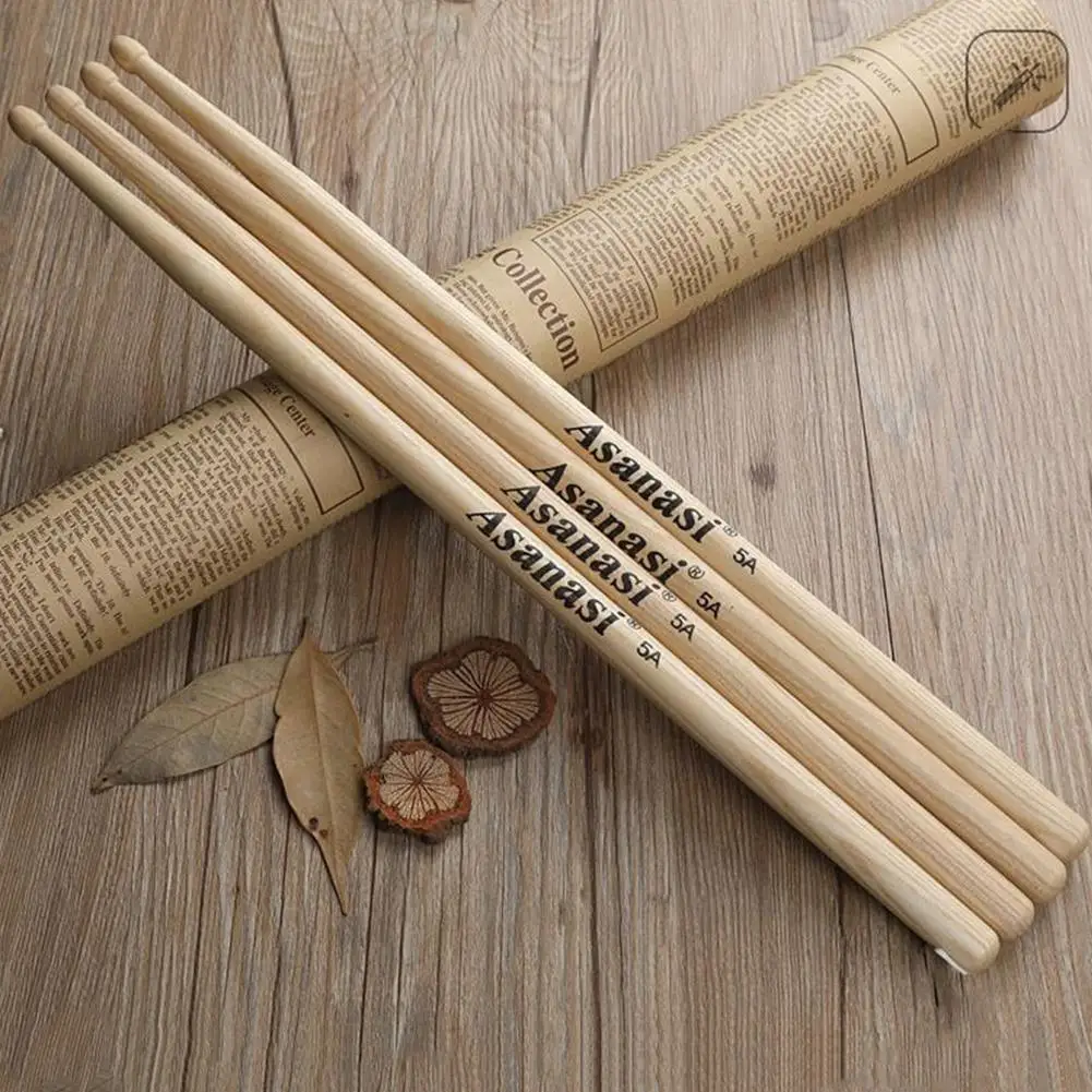 1 Pair 5A Drum Sticks Oak Wood Drumstick Professional Drum Sticks 5A Rhythm Musical Instruments Part Accessories
