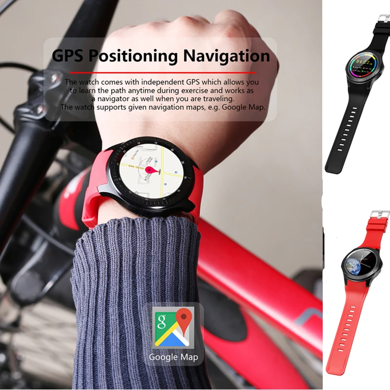 Heart Rate Pedometer Call Reminder Fitness Bracelet Smart Watch Android 1G+16GB 4G WIFI GPS SIM Bluetooth SmartWatch Wristband