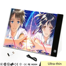 A4 LED light Drawing Board Practical Acrylic Pad Drawing table Sketching Book Blank Canvas for Painting Without Radiation A4 LED light Drawing Board Practical Acrylic Pad Drawing table Sketching Book Blank Canvas for Painting Without Radiation