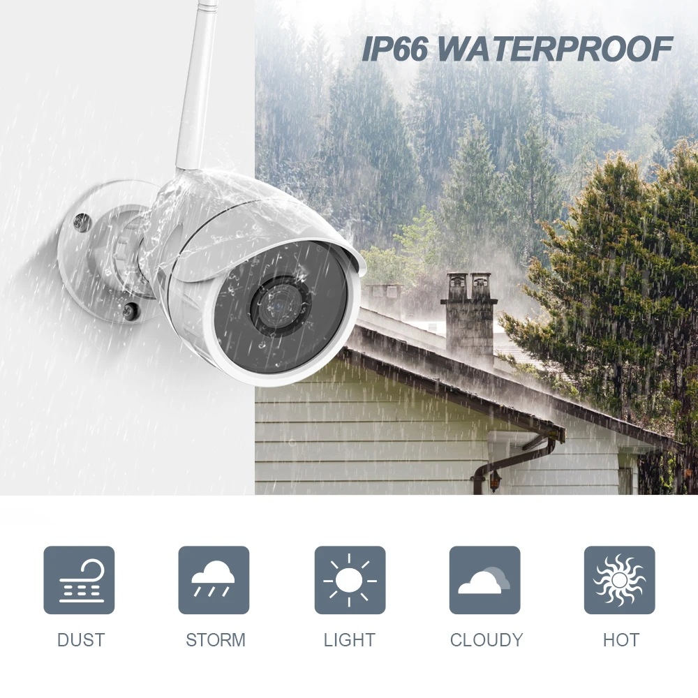 Vstarcam C17S Wi Fi IP камера 3 Мп 1080P Беспроводная P2P CCTV цилиндрическая наружная