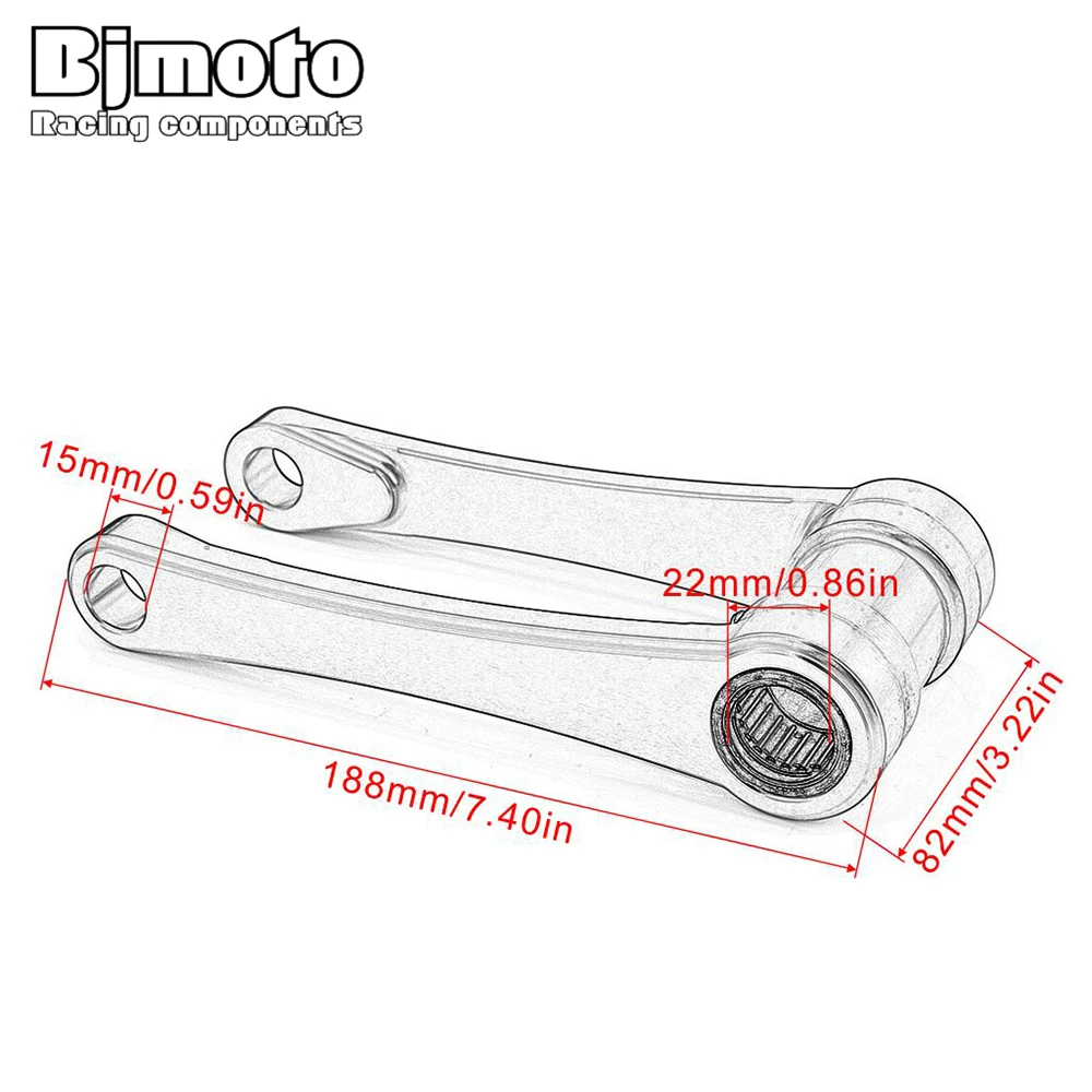 BJMOTO Мотоцикл с ЧПУ заднего спуска Ссылка для KTM 125-501 SX SXF XC XCF 125 150 250 350 450 2011-UP