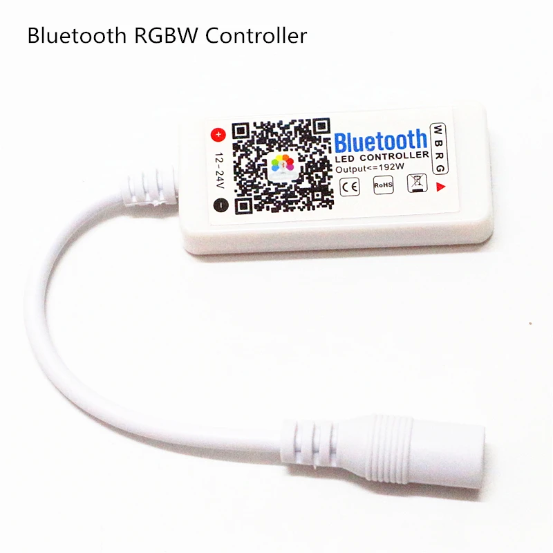 DC 5 в 12 В 24 В Мини Bluetooth/WiFi светодиодный RGB/RGBW контроллер iOS Android APP 24Key ИК пульт дистанционного управления для 3528 5050 Светодиодная лента