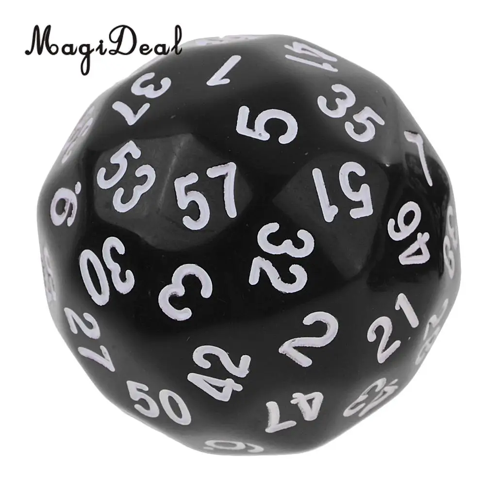 10 Pieces Acrylic Digital Dices Multi-Sided Dice Set for RPG Playing Game Tabletop Games Board Game Children Adult Youth Toys