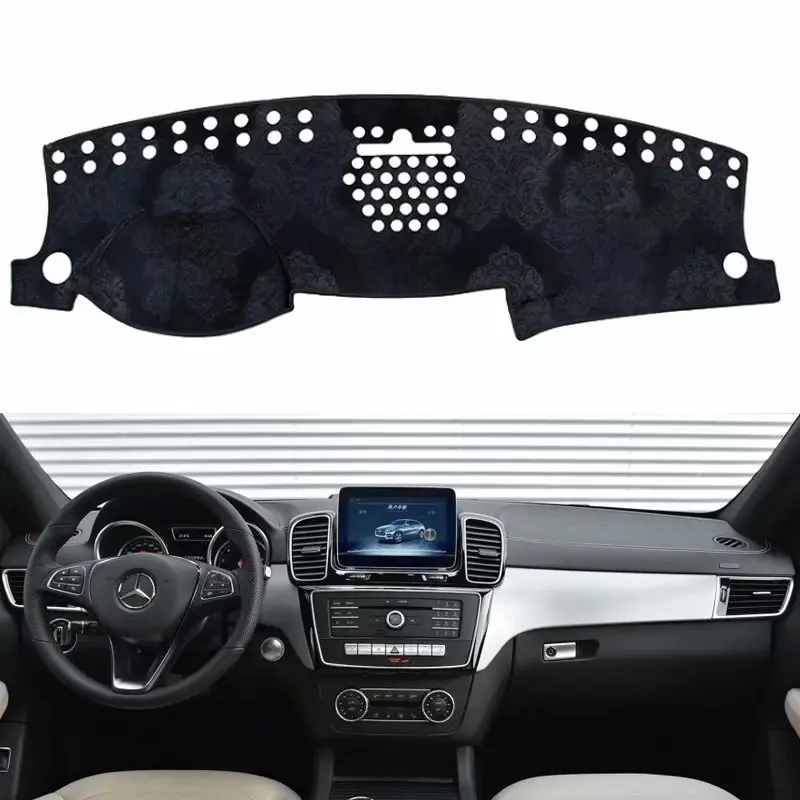 Фланелевые коврики для приборной панели Mercedes-Benz GLE GLS GL ML-Class W166 X166 250 350 400 2013-2018 |