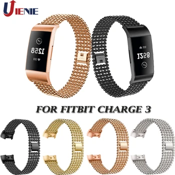 

Stainless Steel Metal Bracelet Replacement Bands For Fitbit charge3 Straps Wristband for Fitbit charge 3 Watchband Accessories