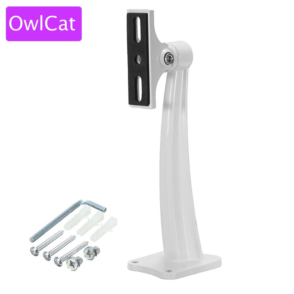 OwlCat Высокое качество Универсальный кронштейн CCTV для камеры безопасности аксессуары Открытый Алюминиевый металлический настенный кронштейн регулируемые кронштейны