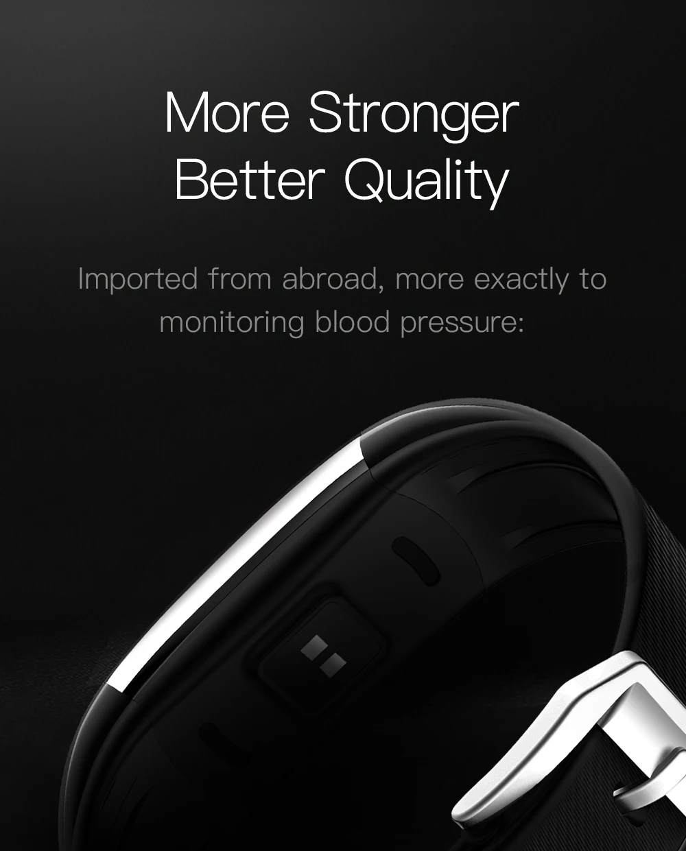 New smart bracelet wristband Color screen 24 hours blood pressure monitoring multi-sports mode waterproof IP68 smart watch