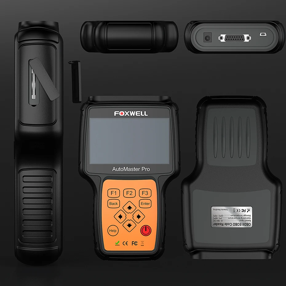 Foxwell NT644 Pro OBD2 OBD Автосканер с разъемом кабели ABS Airbag TPMS EPB DPF полной Системы