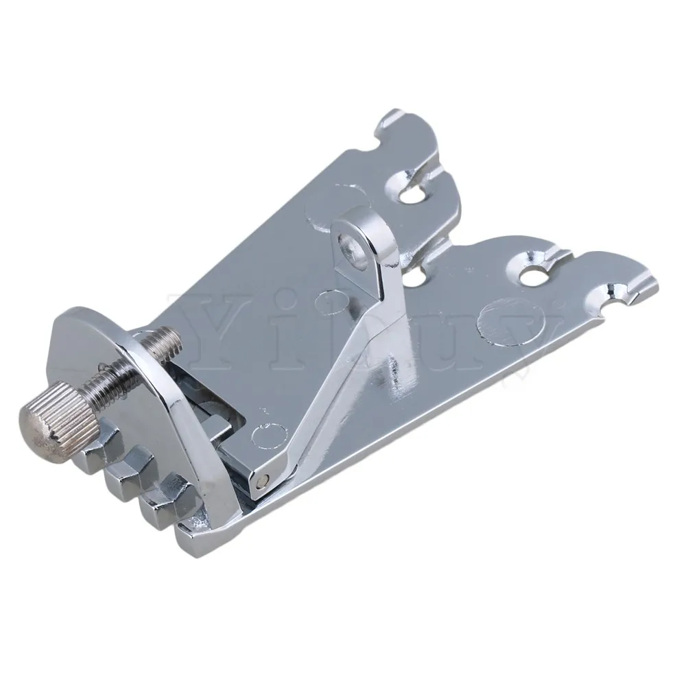 Yibuy 67 x 25mm Silver 5 String Banjo Tailpiece for Guitar Parts Replacement Yibuy 67 x 25mm Silver 5 String Banjo Tailpiece for Guitar Parts Replacement