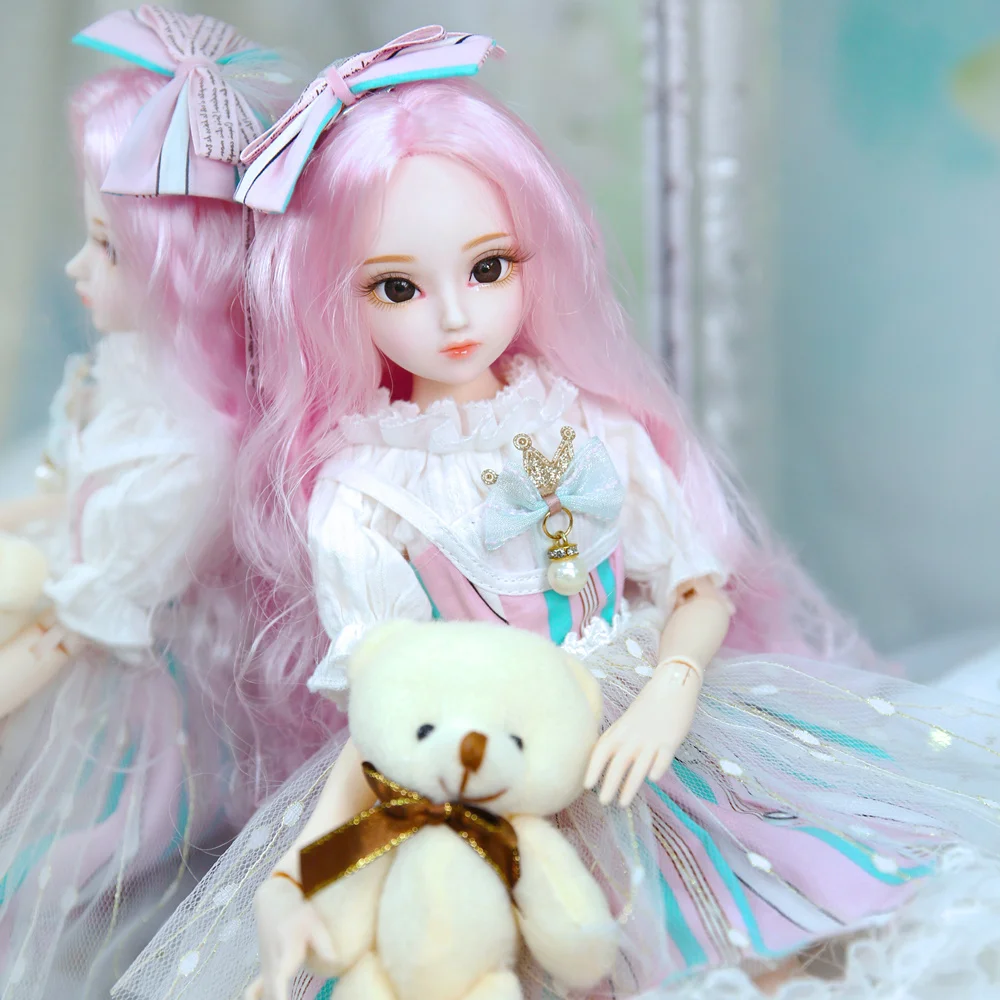 Дневник королева 1/4 BJD кукла шарнирное тело Аманда с макияжем включает одежду
