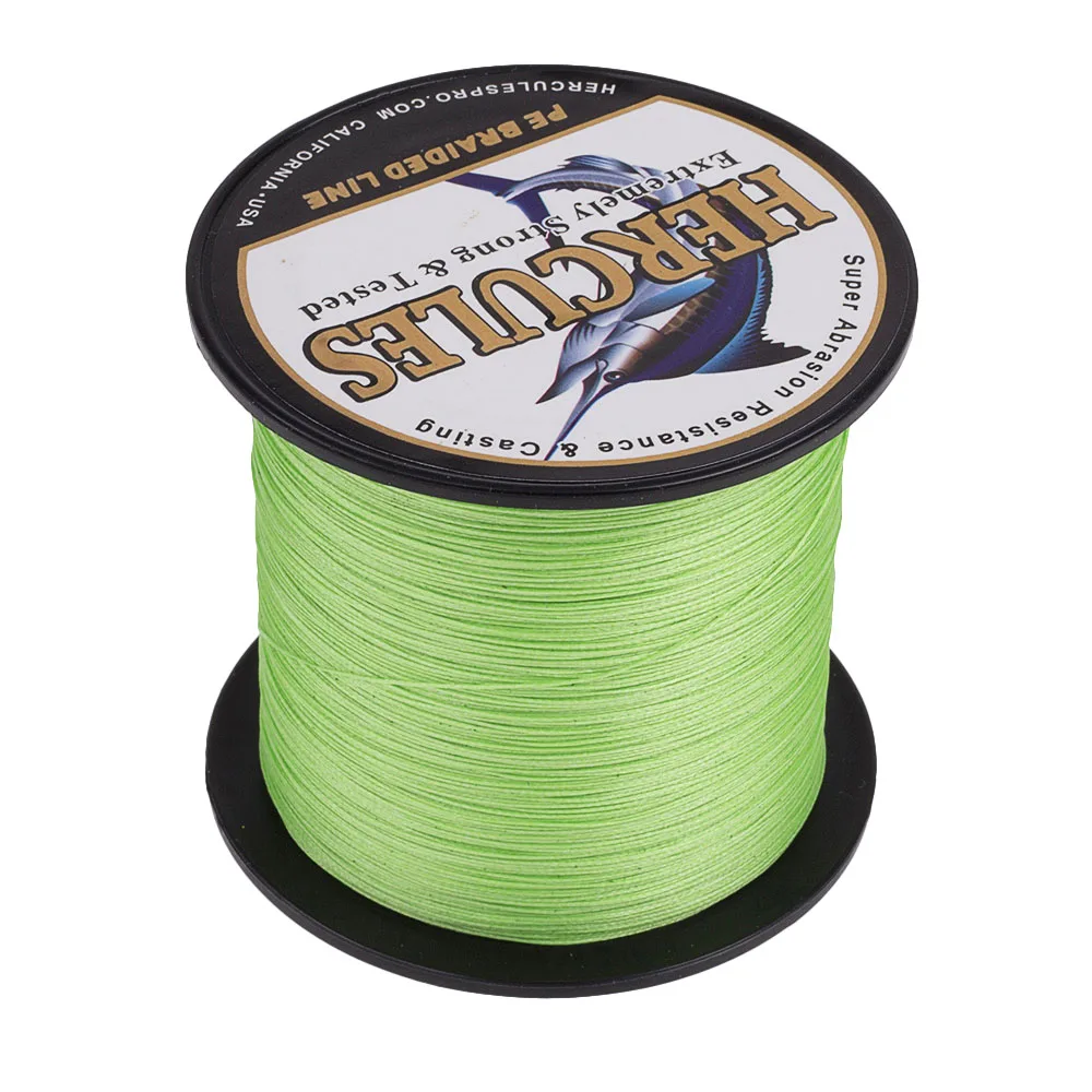 Hercules Braided Fishing Line Carp Fly Fishing Cord Multifilament Strong 8  Strands 100% PE 300m Wire 30-40LB - AliExpress