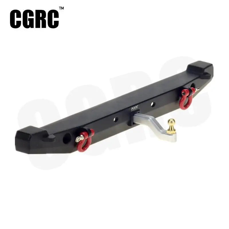 

Full Metal Trailer Hook Rear Bumper & LED light For 1/10 RC Crawler Car Land Rover Defender Traxxas TRX4