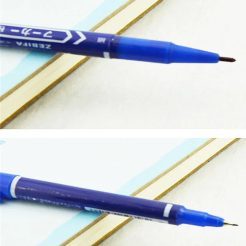 Перманентный маркер двойной головкой линии Fine/Толстая ручка чернила инструмент водостойкий