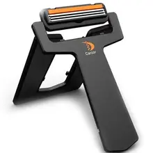 1 Бритва, 2 лезвия, новинка, Мужская бритва, супер тонкая, портативная, тип карты, безопасная, двойная бритва Carzor, ручная бритва