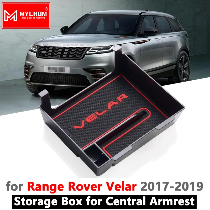 

Armrest Box Storage for Land Rover Range Rover Velar 2017 2018 2019 2020 Stowing Tidying Car Organizer Anti-Slip Accessories