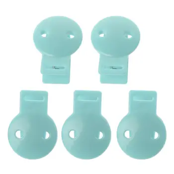

5pcs Baby Accessories Round Head Pacifier Clips Infant Soother Clip DIY Beads Baby Plastic Pacifier Clips Teether