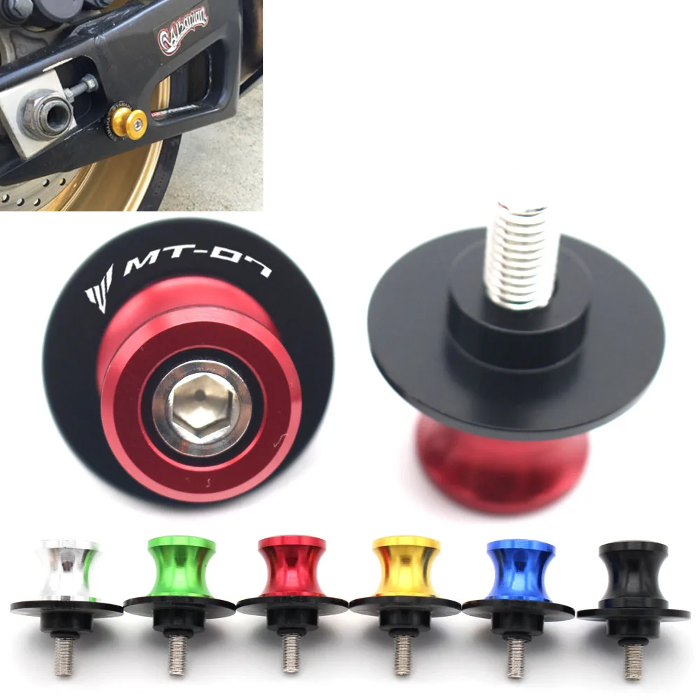 

Swingarm Sliders Spools Screws Stand Slider Motorcycle For Yamaha MT-07 MT07