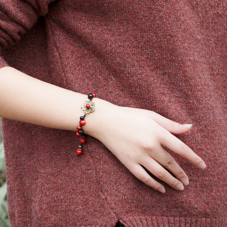 

Nature women shell flowers jewelry ethnic bracelet .new fashion nature stones vintage bracelets