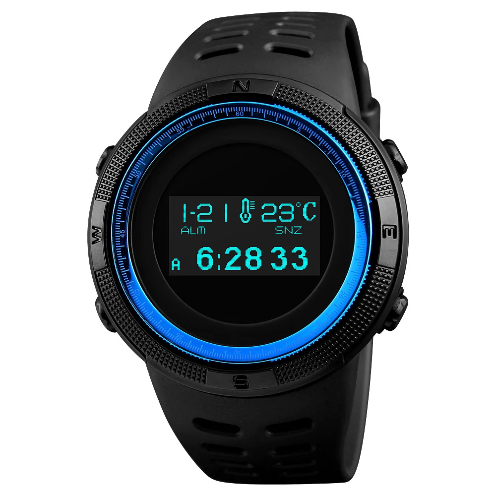 SKMEI العلامة التجارية Mens Sports Watches في الهواء الطلق ساعة رقمية ساعة مقياس الارتفاع العد التنازلي ضغط البوصلة ترمومتر الرجال ساعة معصم SKMEI العلامة التجارية Mens Sports Watches في الهواء الطلق ساعة رقمية ساعة مقياس الارتفاع العد التنازلي ضغط البوصلة ترمومتر الرجال ساعة معصم