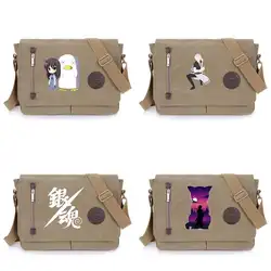 Gintama Студенческая книжная сумка, сумки-мессенджеры для подростков, для мальчиков, Кроссбоди, женские дорожные сумки на плечо