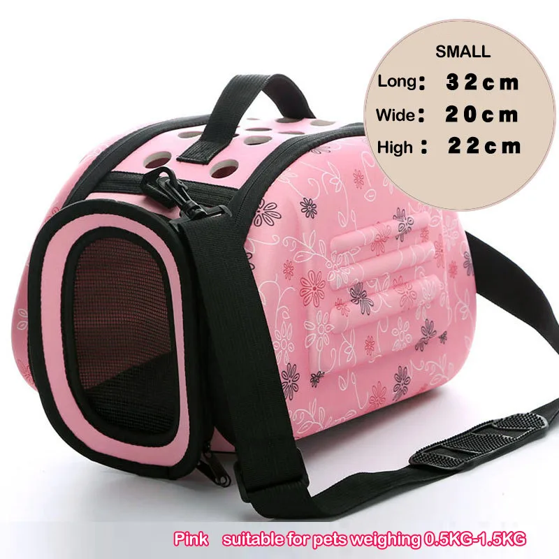 

Pet Bag Outdoor Portable Pet Single Shoulder Bag Space Aeronautics EVA Cat Carrier Bag Folding Travel Shoulder Bag for Small Dog