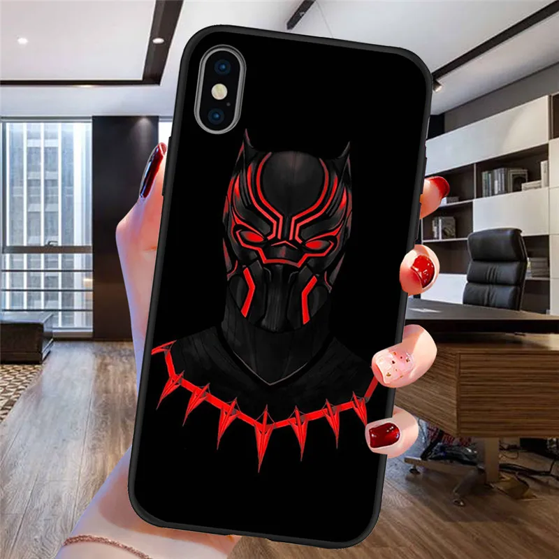 Черная пантера для iPhone X XR XS Max 5 5S SE 6 6S 7 8 One Plus 5 5T 7 Pro Oneplus 6 6Tphone чехол для телефона Funda Coque Etui