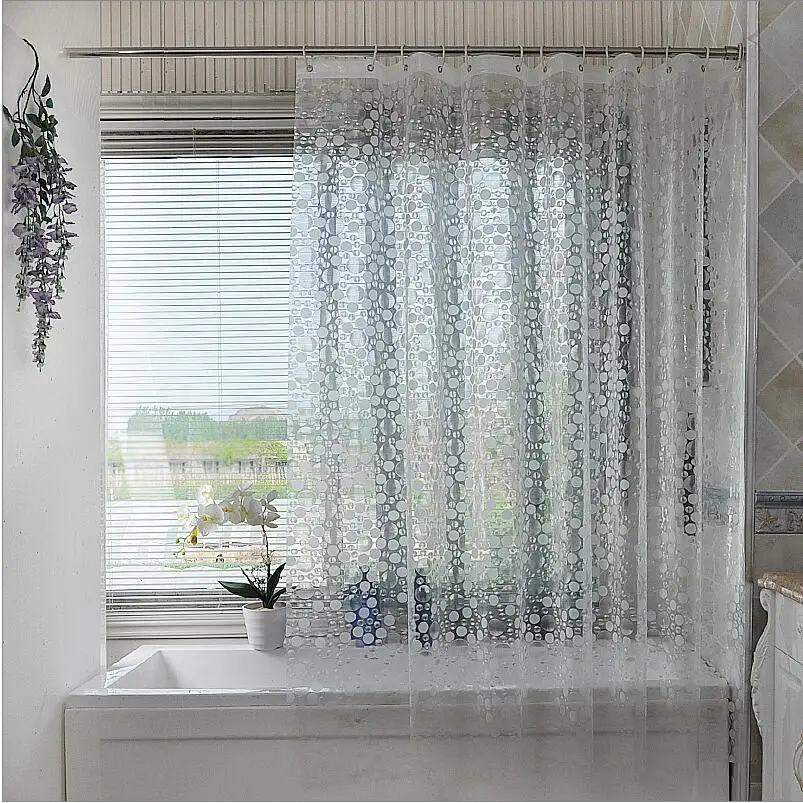 9 различных размеров занавески для душа EVA Moldproof водонепроницаемые 3D утолщенные для ванной комнаты занавески для душа s Товары для ванной