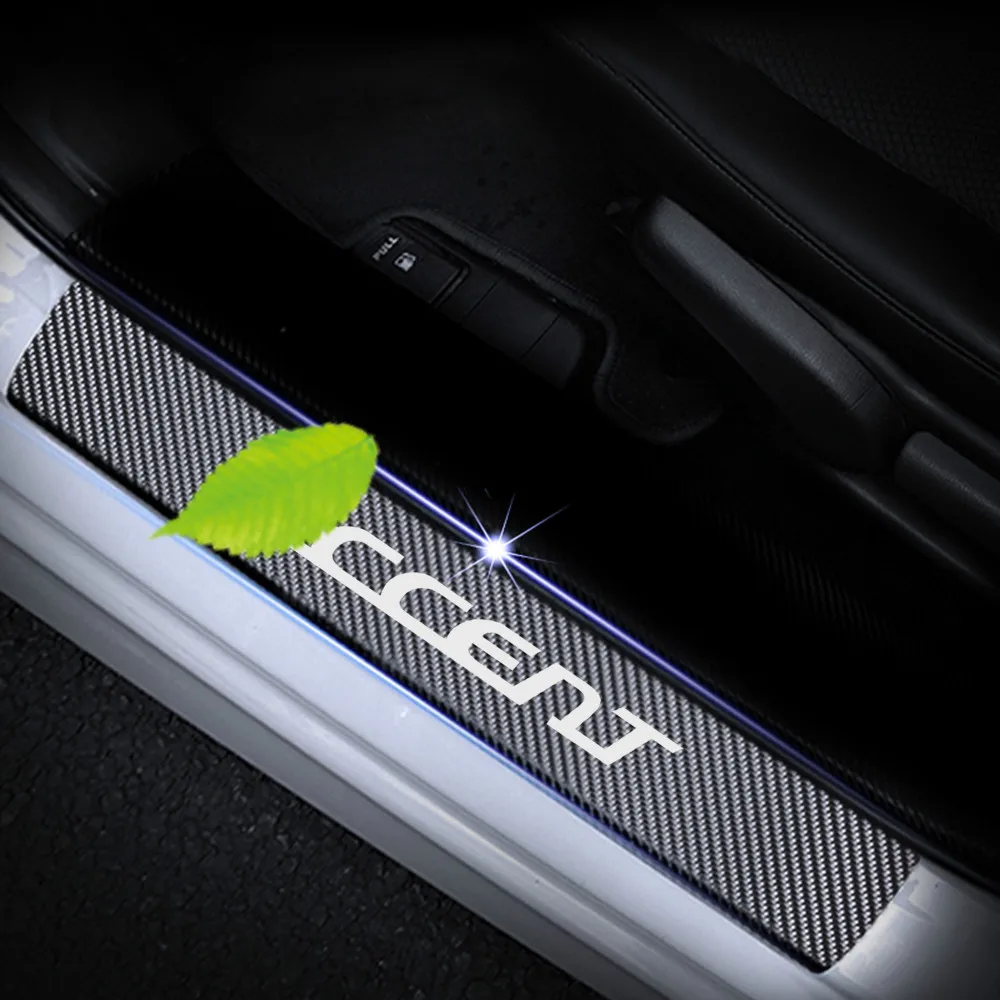 

Car-styling Door Threshold Plate for Hyundai ACCENT NEXO TUCSON SOLARIS Door Guard Car Door Sill Scuff Plate Interior Sticker