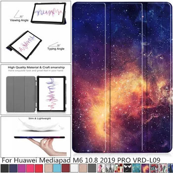 

Tablet Cover Case for Huawei Mediapad M6 10.8" Folio Funda Case for Huawei M6 10.8" (PRO) VRD-L09 2019 New Tablet Case + pen