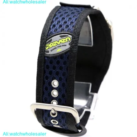 FW397B Blue Dial Black Band Round PNP Shiny Silver Watchcase Women Fashion Watch