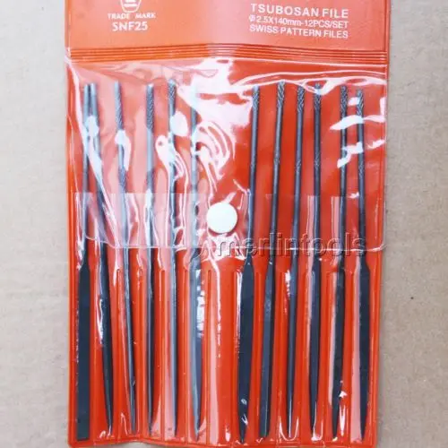 

2.5 x 140mm 12PCS Set SWISS Pattern Files for Watchmaker Jewelers