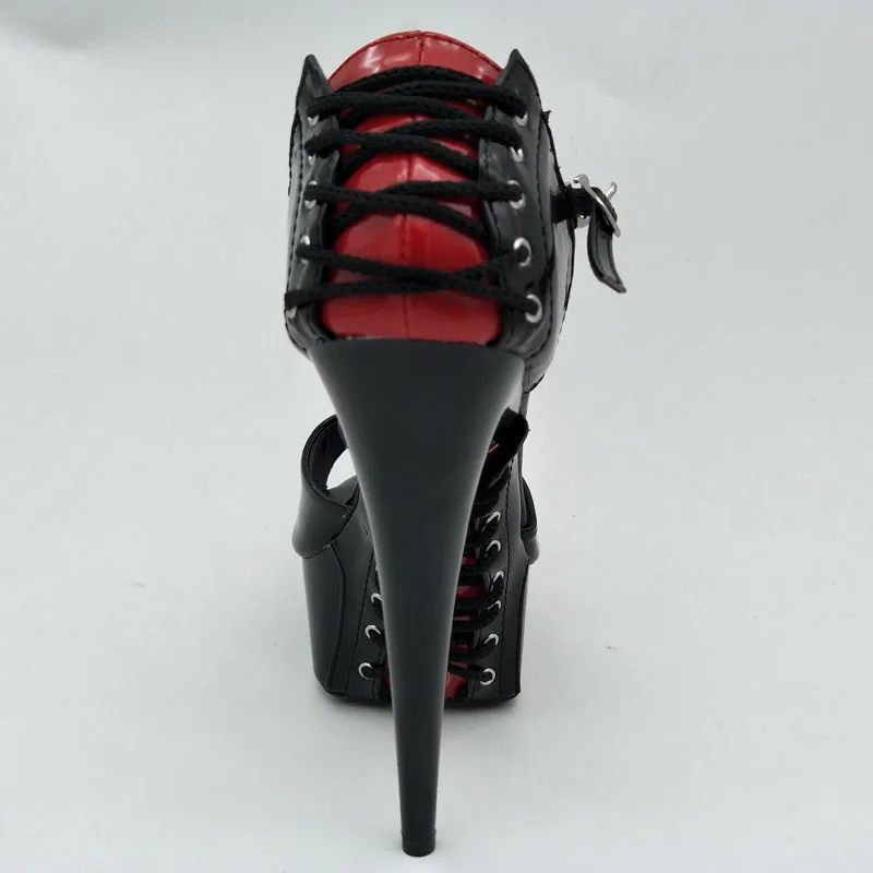 Pointed stiletto high heels open toe cross bandage sandals platform women pumps