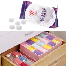 5 Bags House Moth expel Camphor ball Toilets Cupboards Books Cloth Mothballs