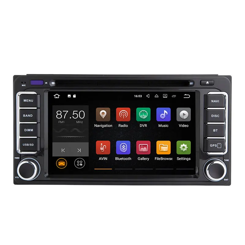 

2 din Android 9.0 Car DVD Player For Toyota Land Cruiser 100 200 Prado 120 150 Rush Corolla Hiace Yaris Hilux Multimedia radio