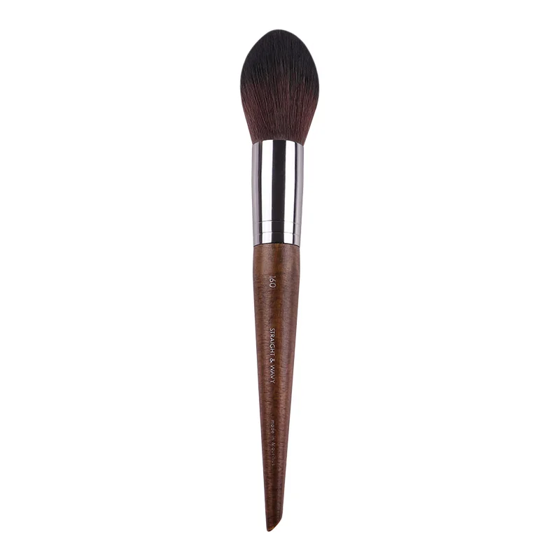 Ponta de Chama Blush em pó Professional Blush Brush Ondulado Reta Cônico Forma Contour Make up 160